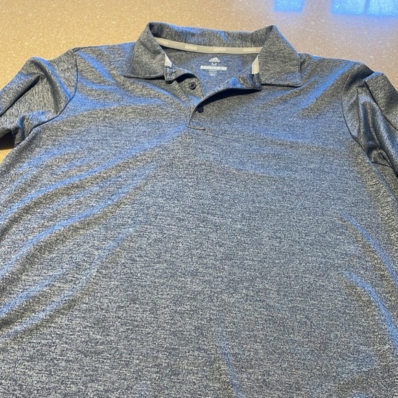 adidas Other - Adidas short sleeve blue gray polo – size medium